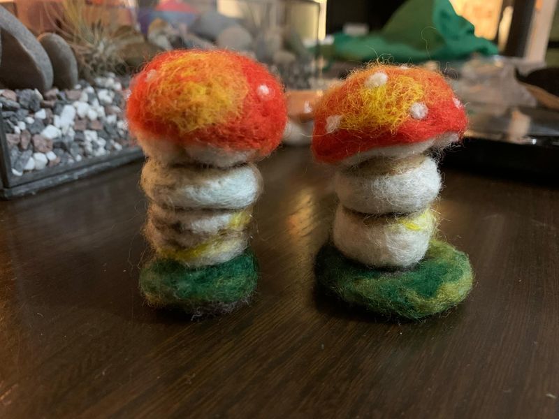 Shroom testing by newbies felters. 