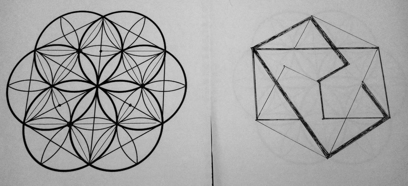 how to draw sacred geometry art