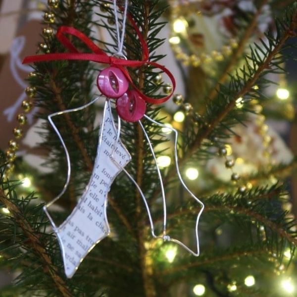 Hang your wire decoration on your Christmas tree!