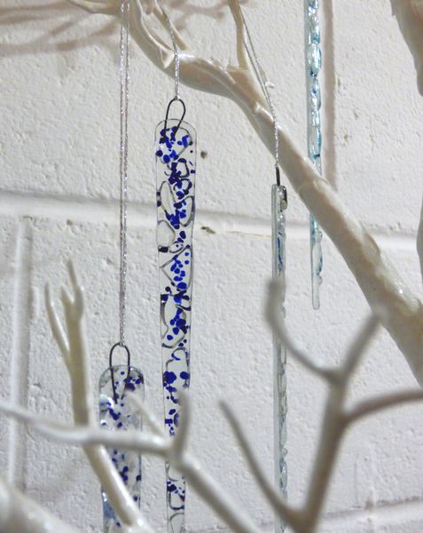 Hand-made Icicles make lovely Christmas decorations, or charming gifts!