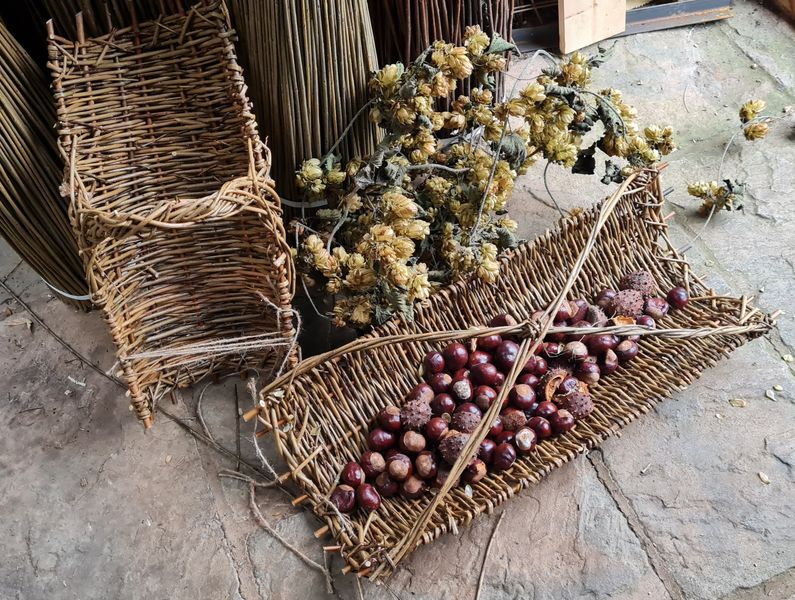 basket and conkers