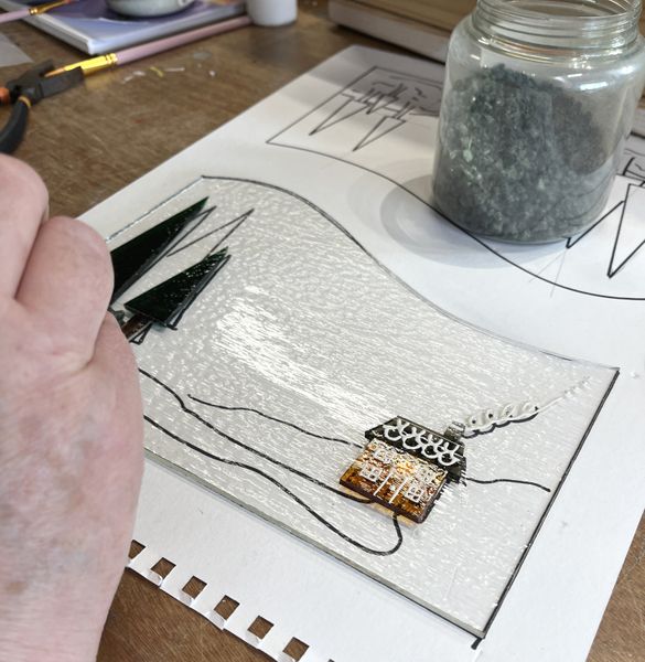 Learn some of the fundamentals of glass fusing in half a day