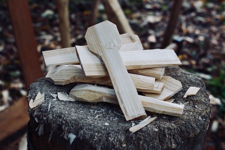 We’ll be starting with spoons that have already been roughly carved. 