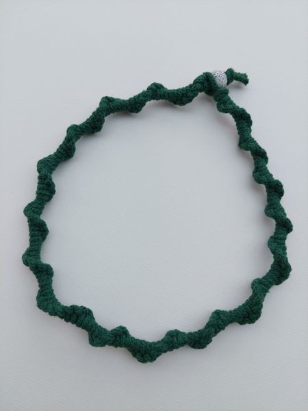 Macrame Necklace in Green