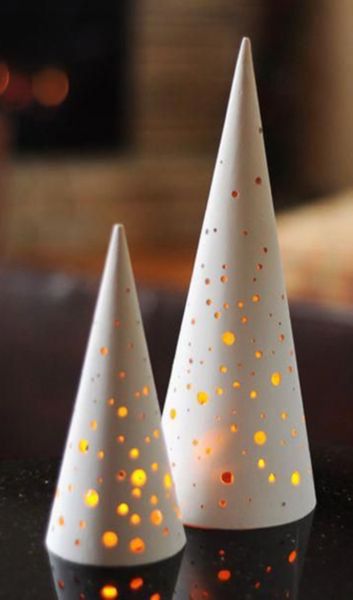 Cone tea lights 