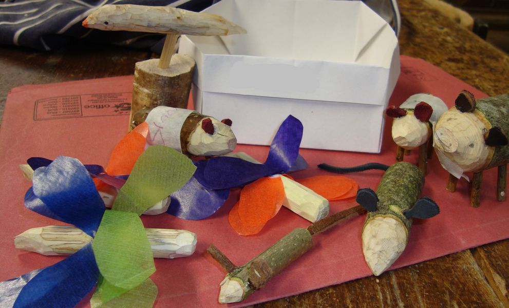 Examples children's craft work
