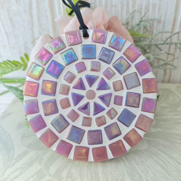 Pink Shiny Mosaic Coaster Kit