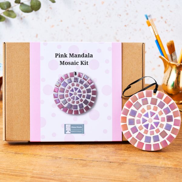 Pink Mandala/Coaster Mosaic Kit