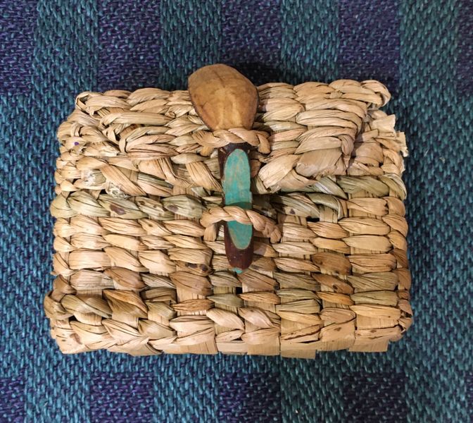 Perfect pouches for foraging.  Create your own woven treasure basket at Cowshed Creative near Kendal