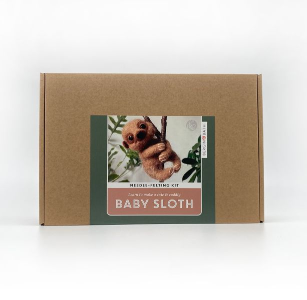 Baby Sloth Needle Felting Kit box cover