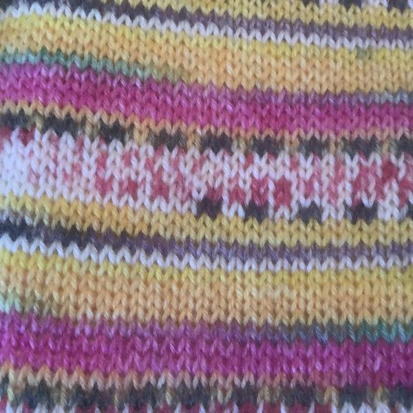 Close up of yarn design Princess. 