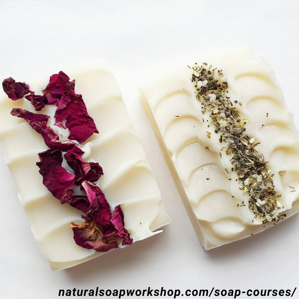 Rose soap and herbs soap