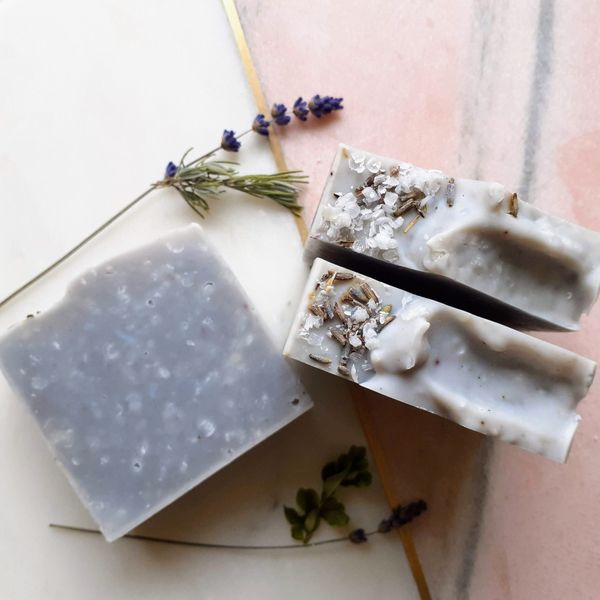 Winter lavender natural soap