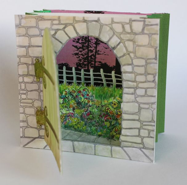 Example of a tunnel book ( the Secret Garden)