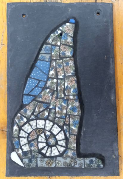 Blue mosaic hare