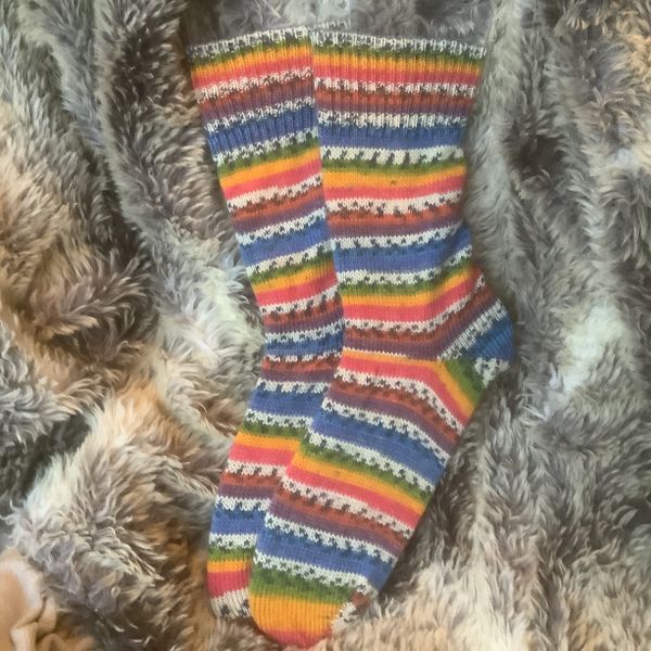 Handmade socks ( yarn design Kim)