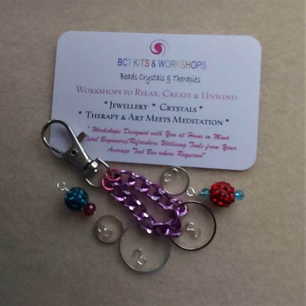 ♥ Create your own Shamballa Key Ring or Hand Bag Charm for you or as a present for someone you know would appreciate a hand made item ♥