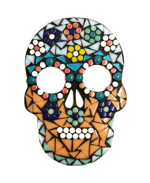 Skull Halloween Mosaic Kit