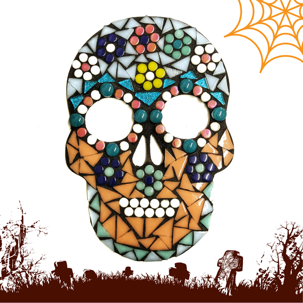 Halloween Skull Mosaic