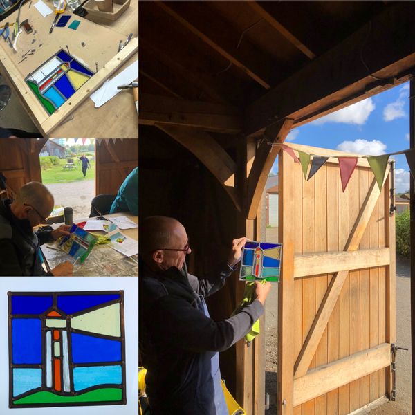 Introduction to stained glass course run by the tutor (location elsewhere).
