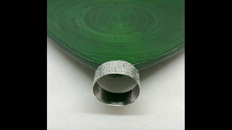 Mans Sterling Silver Band Ring