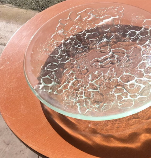 Large textured float bowl