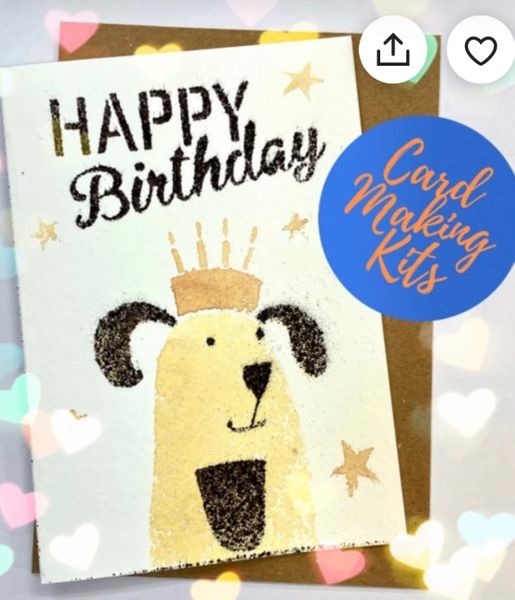 Birthday Dog card kit