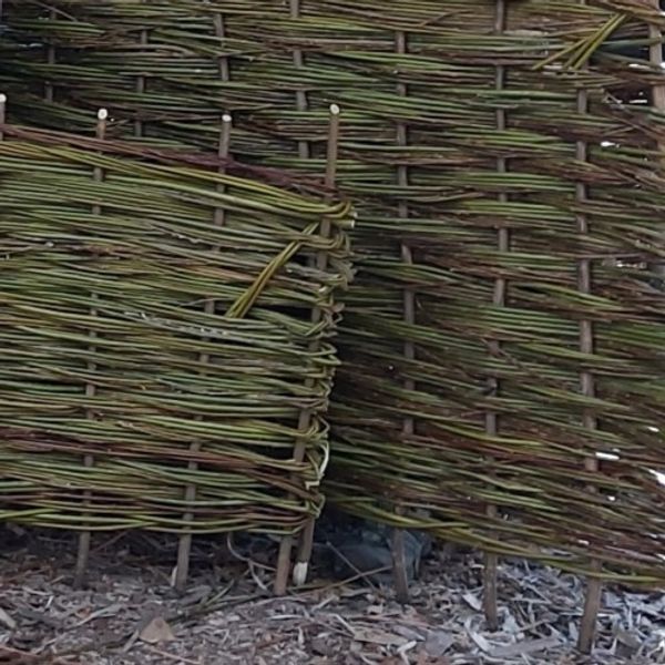 Traditional willow hurdles