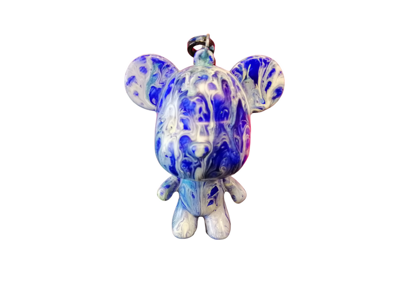 Large headed bear keyring