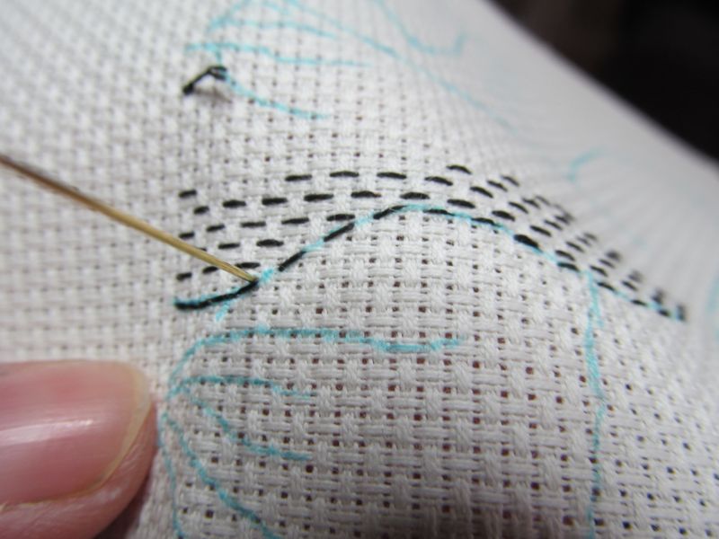 Easy and restful slow stitching