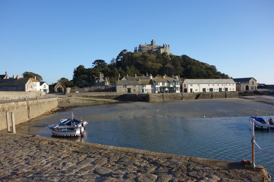 Down in the harbour at St Michaels Mount
