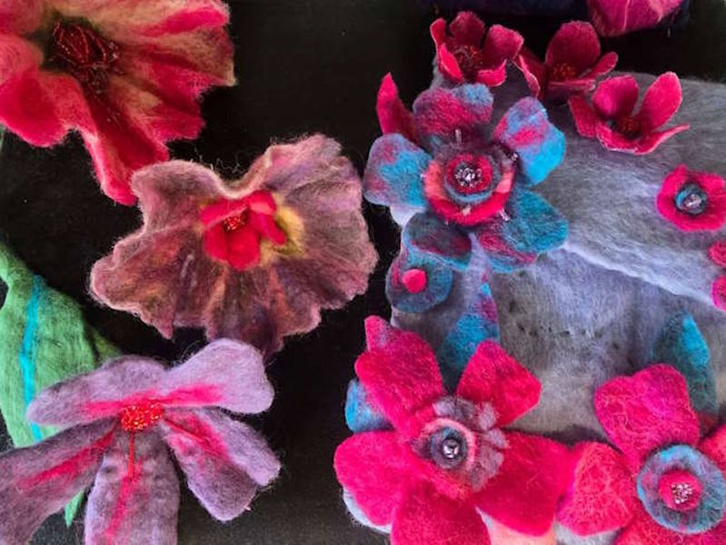 Felted Flowers