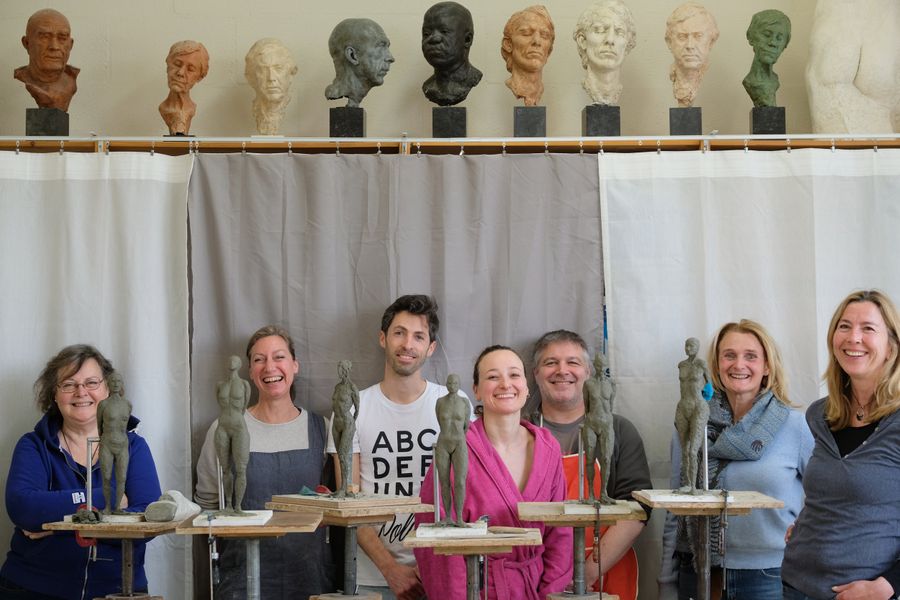 1/3 life-size figure masterclass, taught at the Dutch Academy of Figurative Sculpture in Amsterdam 
