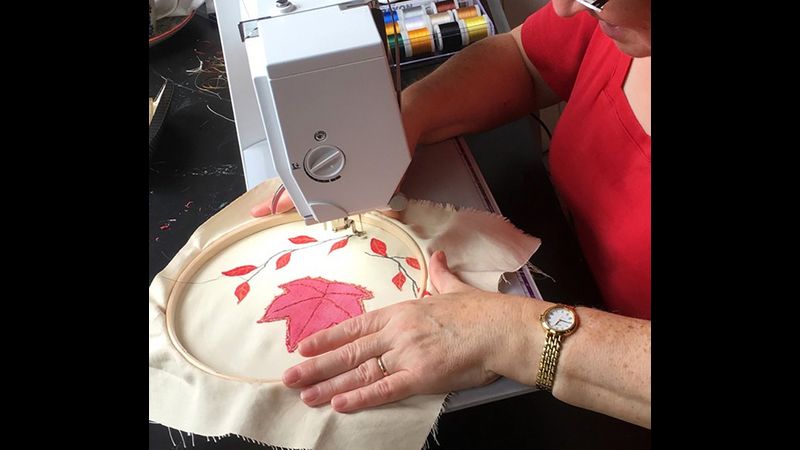 Beginners machine embroidery Buntingford