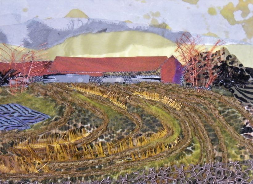 Bespoke textile rural/coastal landscape or still life workshops in Dorset