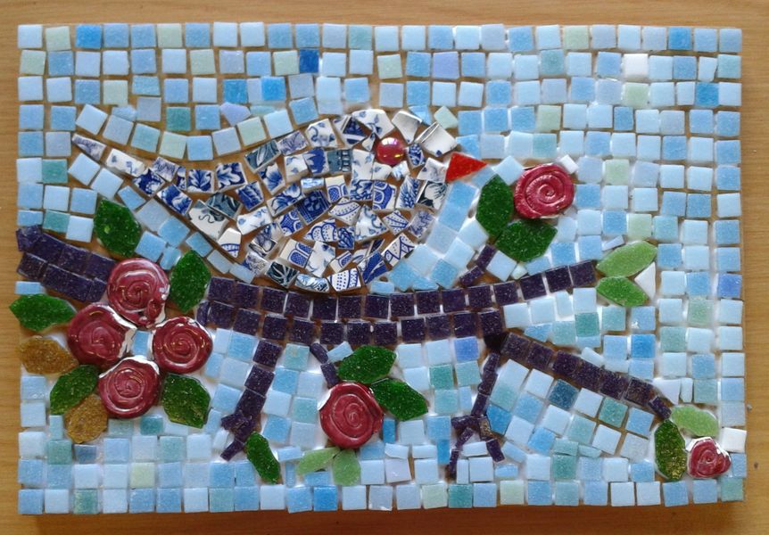 Student work Mosaic course Nottingham