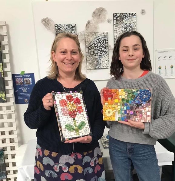 Two to One mosaic workshop
