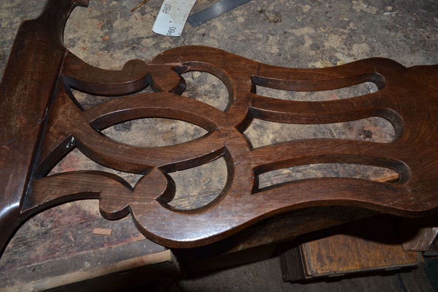 Chippendale chair restored splat