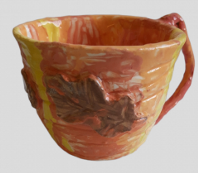 Coiled cup. Geraldine Francis Ceramics