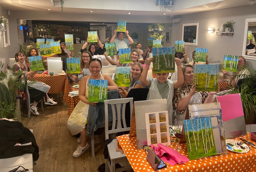 Sip & Paint fun party