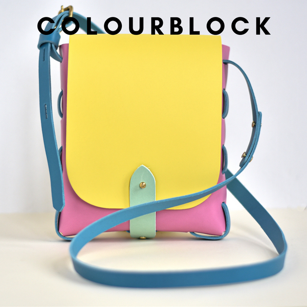 Stitchless Mini Bag in Colourblock option