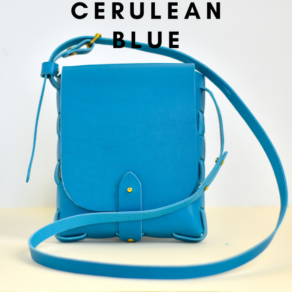 Stitchless Mini Bag in Cerulean Blue