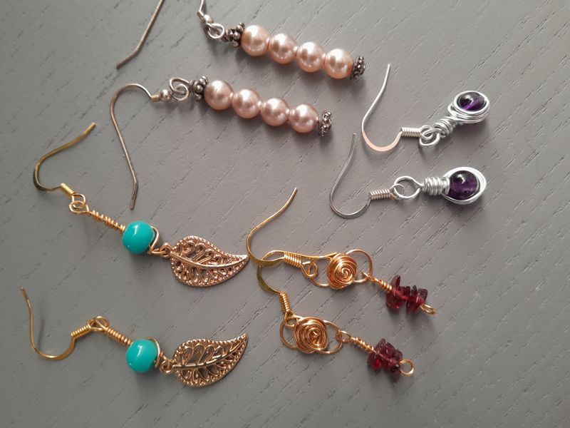 Beading earrings