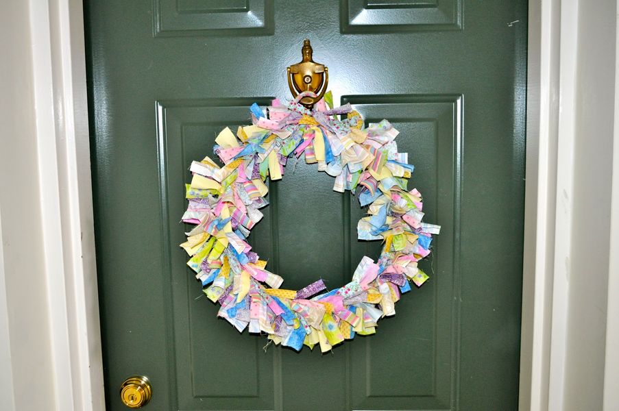 
Easter fabric wreath exampl ... Rambles and Ruminations