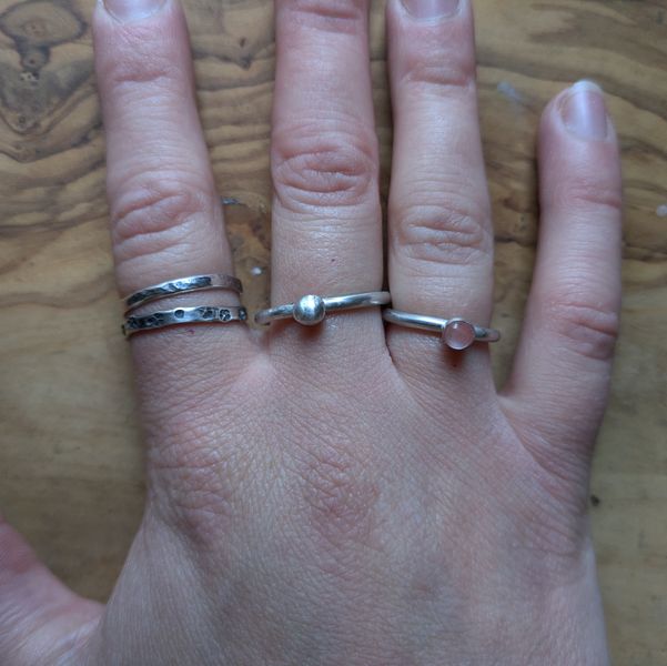 Students stacking rings (with stone upgrade)