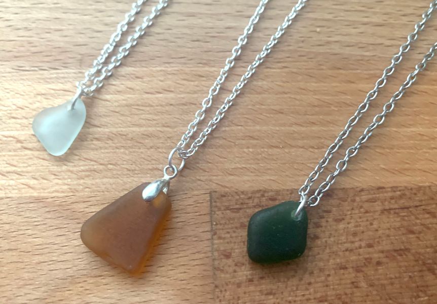 Sea Glass and Silver Clay Jewellery Making Class Southampton