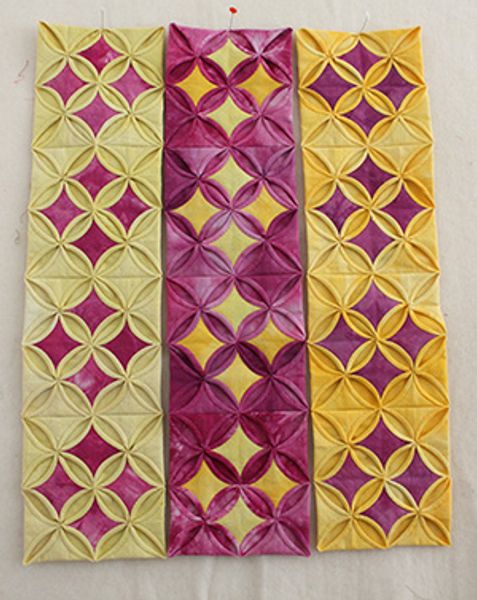 Folded patchwork design