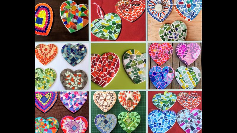 Love Heart Mosaics