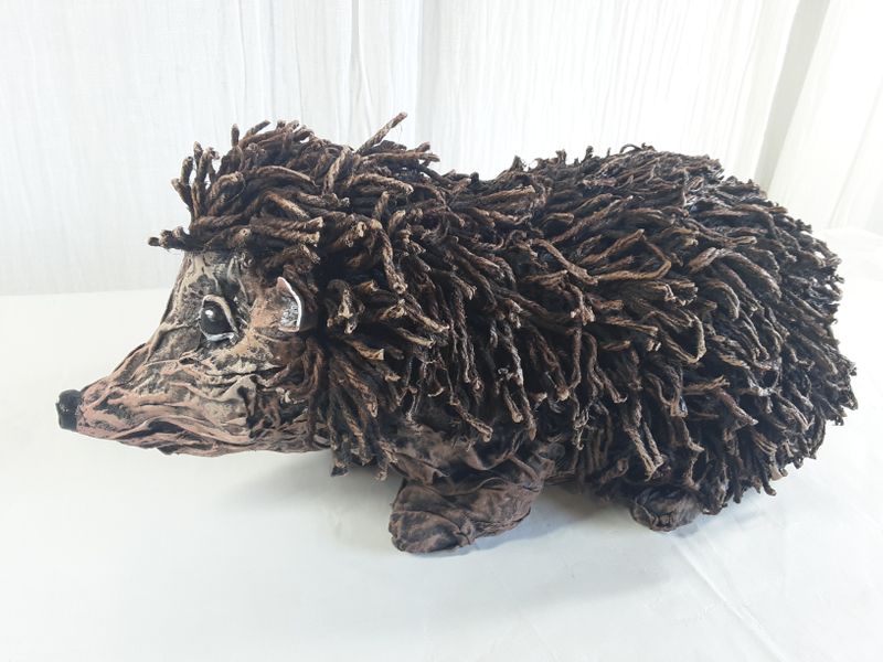Fabric Sculpted Hedgehog