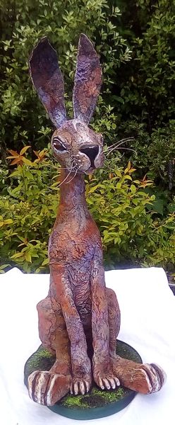 Hartley The Hare Stone Art Sculpture